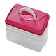 image 3 of Herrela Hot Pink 2 Layer Food Container