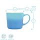 image 6 of Argon Tableware New Bone China Mugs - 330ml - Blue Ombre - Pack of 2 | Blue | Blue | 2