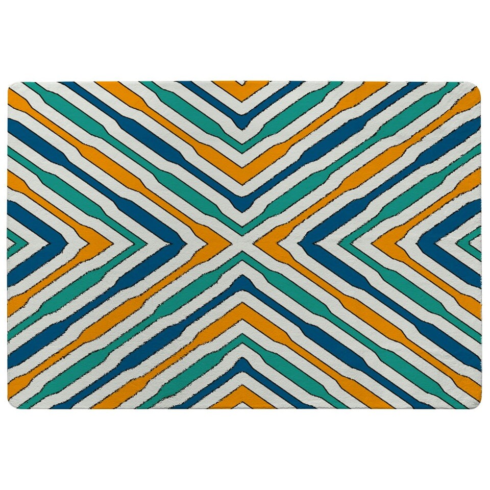 image 1 of Ethnic geometric figures (Rug) Multi | Large: 140x200cm