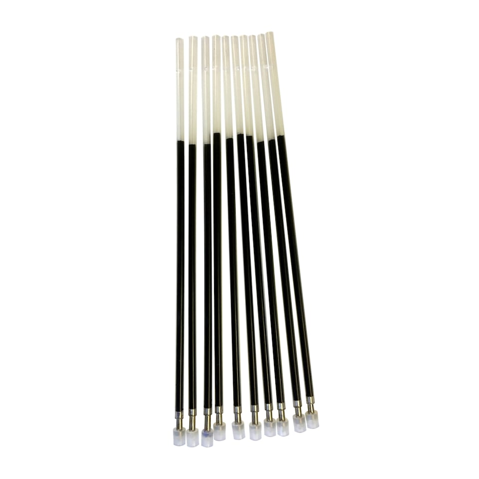 image 1 of Pack of 10 Black 13cm Ballpoint Pen Refills by Janrax