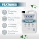 image 3 of Polar Patio & Decking Paint Sealer Fast Drying Weather & Wear Resistant Clear 5 Litre