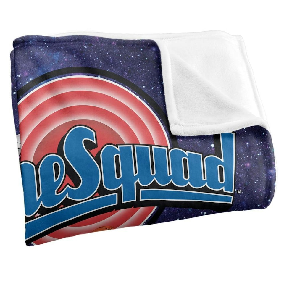 image 1 of Space Jam Tune Squad Tower Blanket - Multicoloured - One Size