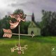 image 2 of Cottage Angel Copper Weathervane - H60 x W53 x L28 cm