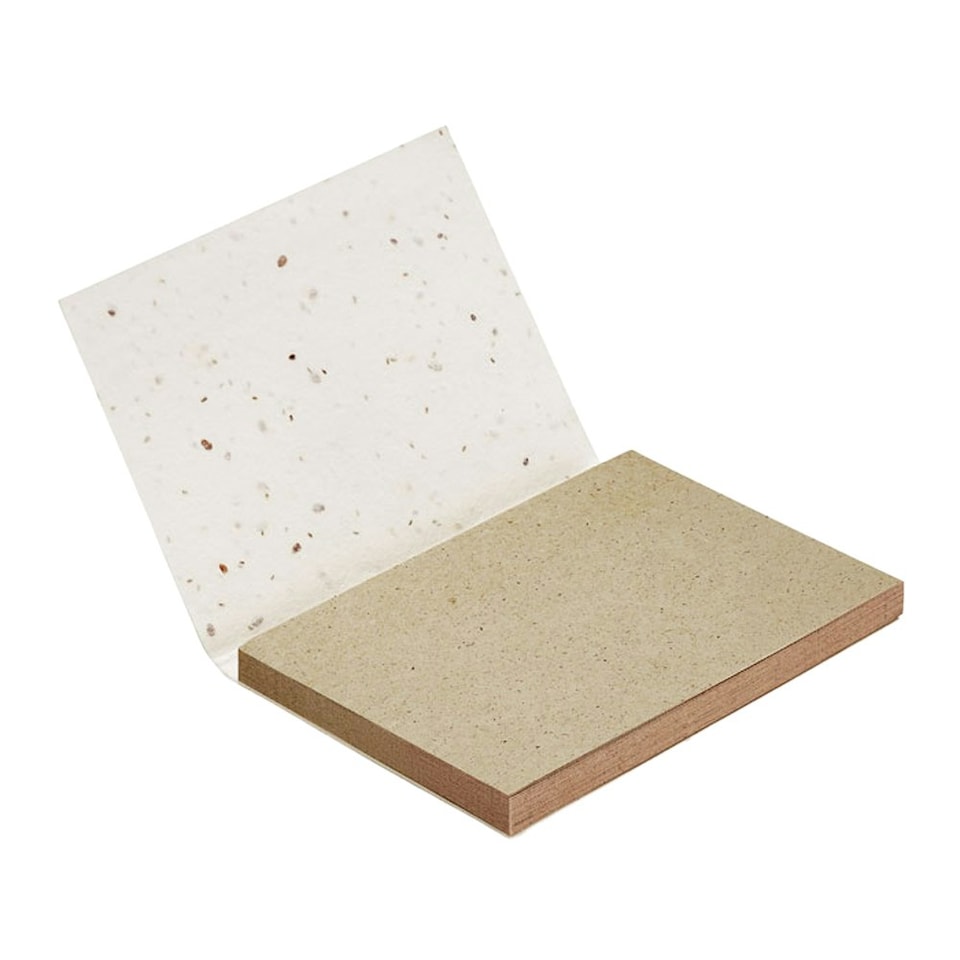 image 1 of MidOcean Grow Me Seed Grass Paper Memo Pad - White - One Size (UTMO883)