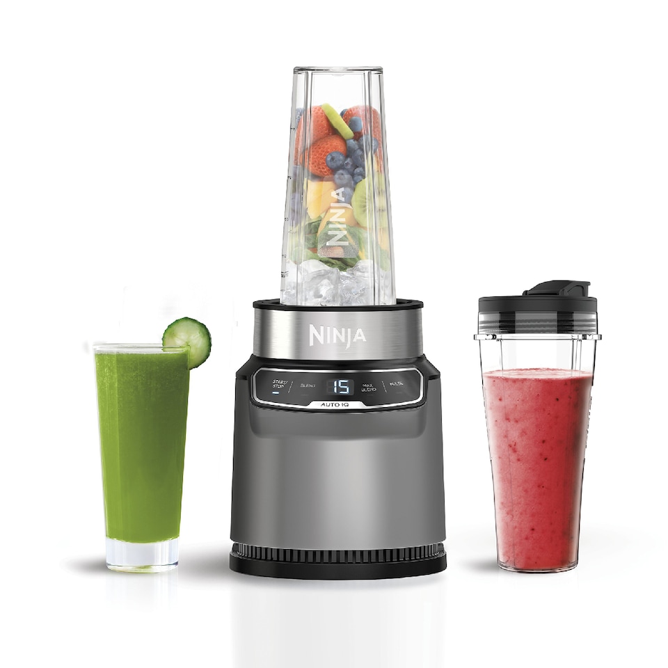 image 1 of Ninja Blender with Auto-iQ BN500UK Black/ Silver