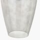 image 6 of Grey Glass Pendant Ceiling Light with Antique Silver Metal Chain Pendant | Grey | Grey | 1