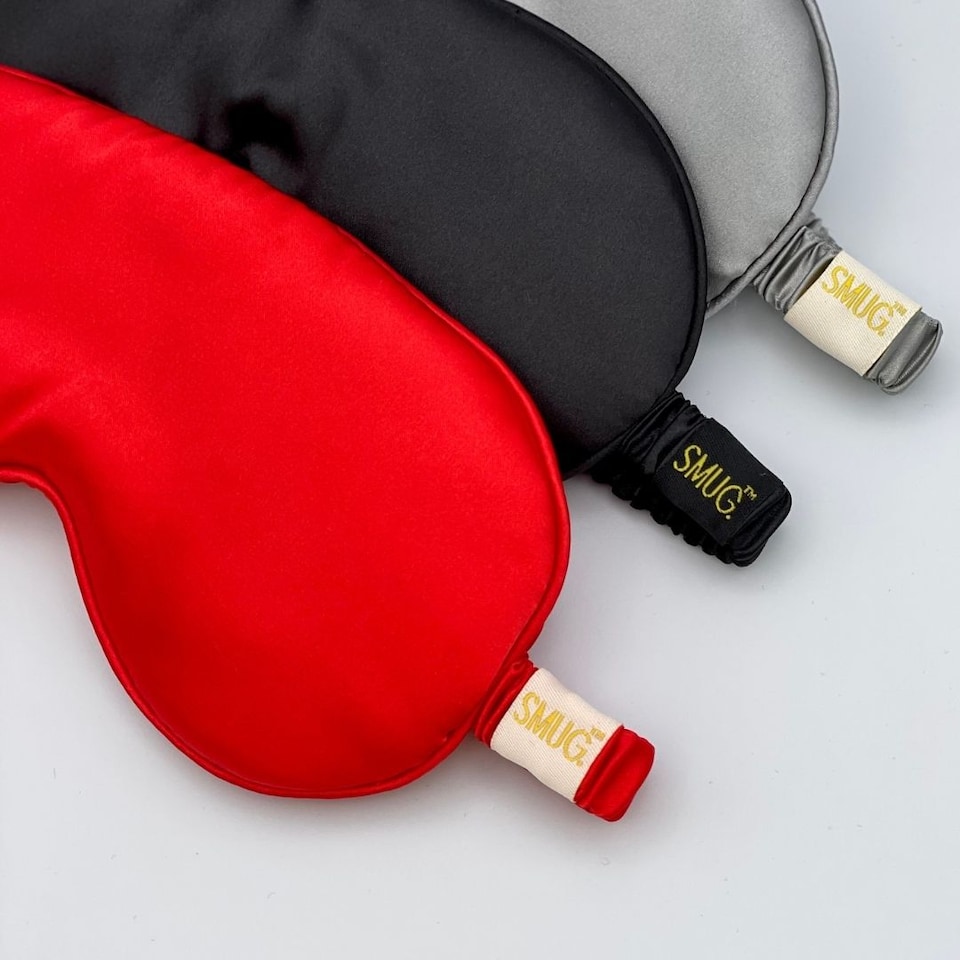 image 1 of SMUG Satin Sleep Mask - Black