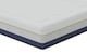 image 3 of Luna 4000 Plush Gel Memory Pocket Hybrid Mattress Small Double | White | Small Double | 1