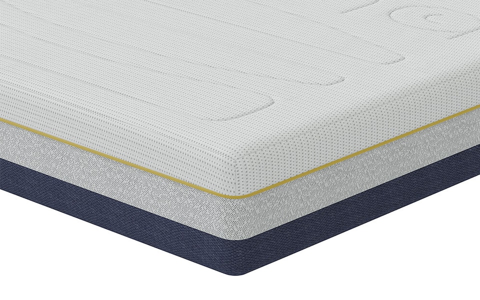 image 1 of Luna 4000 Plush Gel Memory Pocket Hybrid Mattress Small Double | White | Small Double | 1