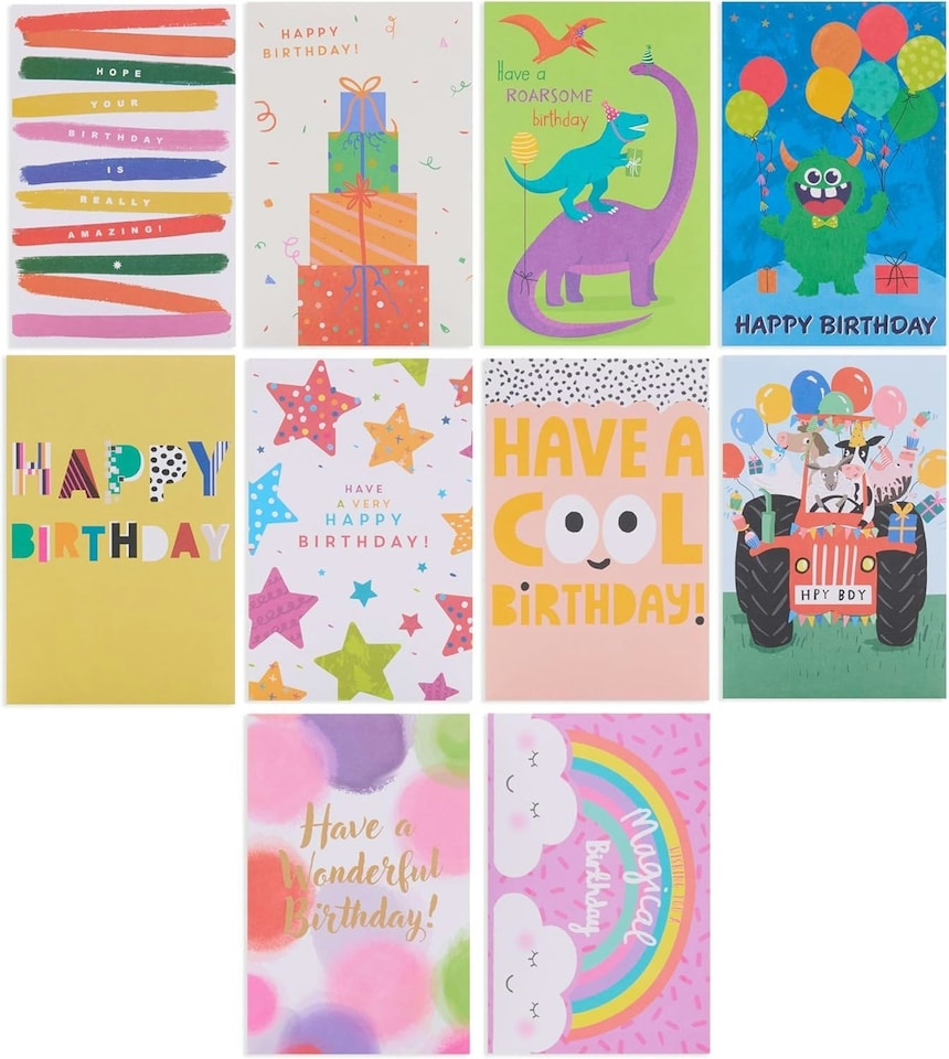 image 1 of Bright Designs Multipack of 30 Assorted Birthday Cards