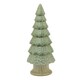 image 1 of Fir Tree with Base - Ceramic - L12 x W12 x H29 cm - Green
