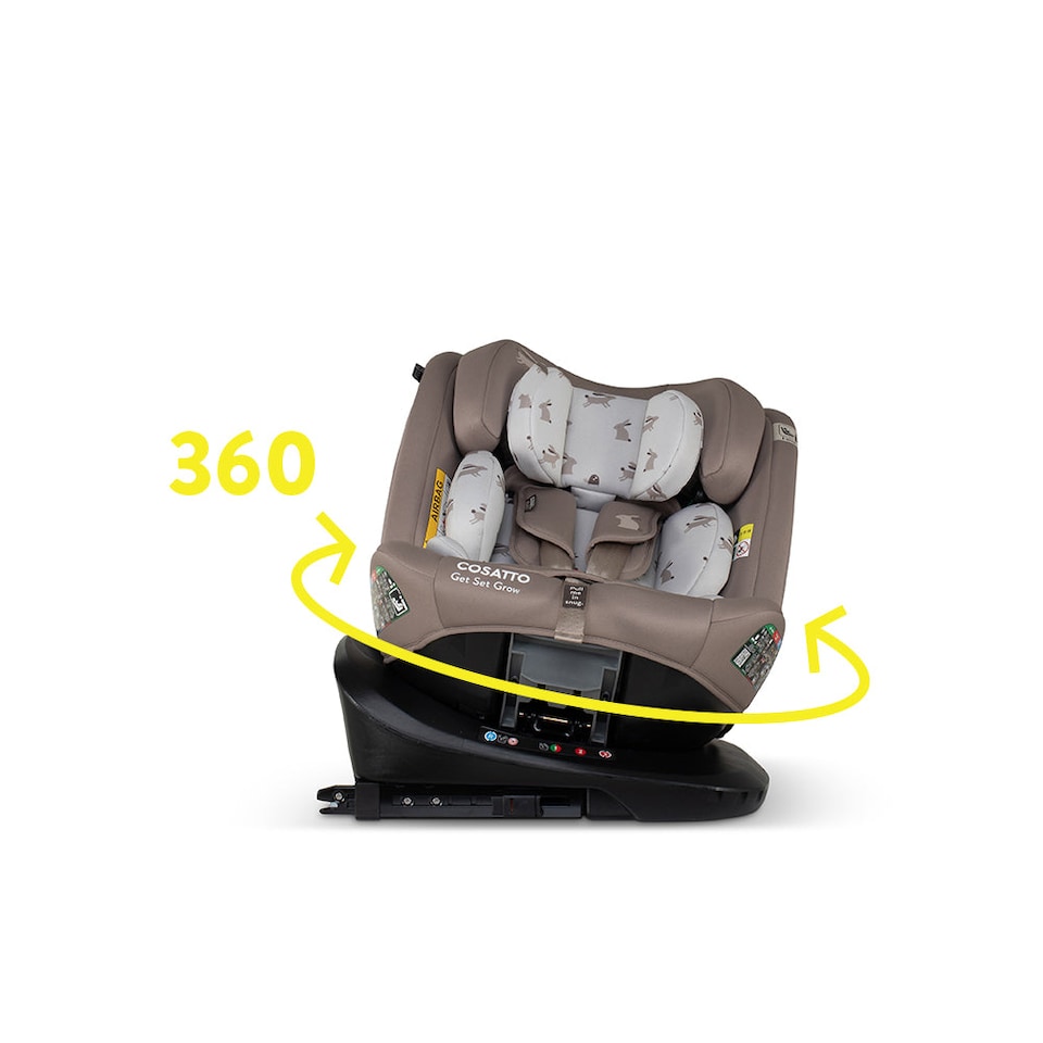 image 1 of Cosatto Get Set Grow iSize Rotating ISOFIX Car Seat
