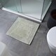 image 4 of Heavyweight Reversible Square Bath Mat Purple | Heather