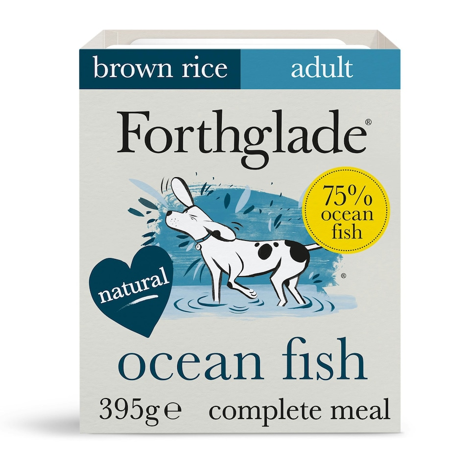 image 1 of Ocean Fish & Brown Rice Wet Dog Food (18x395g)