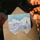image 3 of Henri Edmond Cross Art Card Venice Grand Canal Watercolour