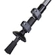 image 4 of Walker Lock Pole Pair Adjustable LeverLock Hiking Walking Trekking Outdoor | Black | Black | One Size | 2