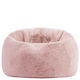 image 3 of Icon Kids Kingston Rabbit Faux Fur Classic Dome Bean Bag, Rose Pink