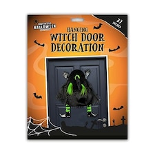Green Witch Halloween Hanging Door Decoration 68cm