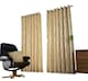 image 3 of Omega Lined Eyelet Curtains - Ochre -229cm x 274cm