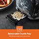 image 3 of GEEPAS 2 Slice Marble Toaster- 900W | Black