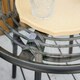 image 8 of Outsunny 3 PCS Patio Resin Wicker Hand Woven Bistro Set 2 Chairs 1 Coffee Table