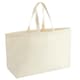 image 1 of Westford Mill Canvas Oversized Tote Bag | Multi | Natural | 1