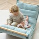 image 5 of Tutti Bambini Scala Montessori Pikler Rocking Frame Cushion - Boucle Ocean Stone