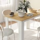 image 7 of HOMCOM Dining Table for 4-6 People, Wood Effect Tabletop