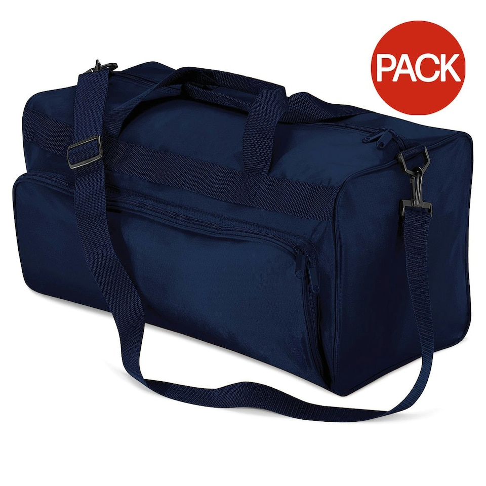 image 1 of Quadra Duffle Holdall Travel Bag (34 Litres) (Pack of 2) - French Navy - One Size