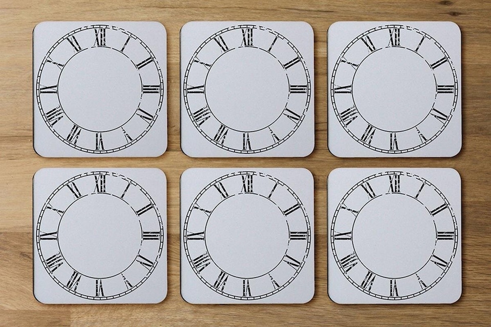 image 1 of Roman Numeral Clock (Coaster)