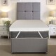 image 2 of Warmer Extreme 1-Inch Memory Foam Mattress Topper | White | Small Double