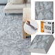 image 8 of NOVECRAFTO Vinyl Floor Tiles Self Adhesive – 12x12in Peel and Stick Flooring for Kitchen, Bathroom & Living Room – Charcoal Marble Flow Design Grey | 3.72 sqm
