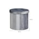 image 2 of Malmo Lift-Up Storage Ottoman Chest Box Grey