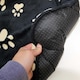 image 4 of Actiaspet Dog Puppy Cage Bed - Soft Machine Washable Faux Fur Cover with Paw Print Design (36")