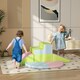 image 1 of HOMCOM 6 Piece Soft Play Equipment for Kids Climb and Crawl, Pink