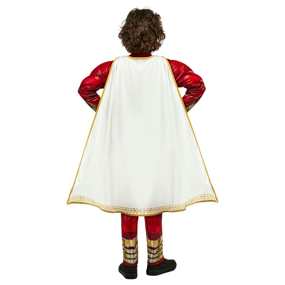 image 1 of Shazam Boys Polyester Costume - Red/Gold - XS XS
