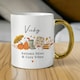 image 2 of Personalised Autumn Gold Handled Mug White