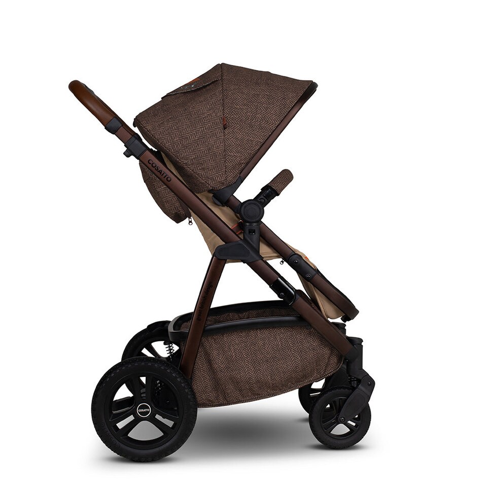 image 1 of Cosatto Wow 3 Pram and Pushchair Carrycot and Reversible Seat, All Terrain Travel System