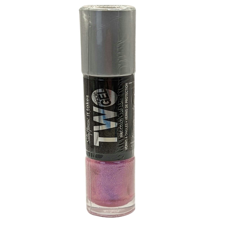 image 1 of Miracle Gel Sally Hansen It Takes Two Nail Colour & Top Coat 2x3.75ml Quartz & Kisses #950 Sally Hansen N/A