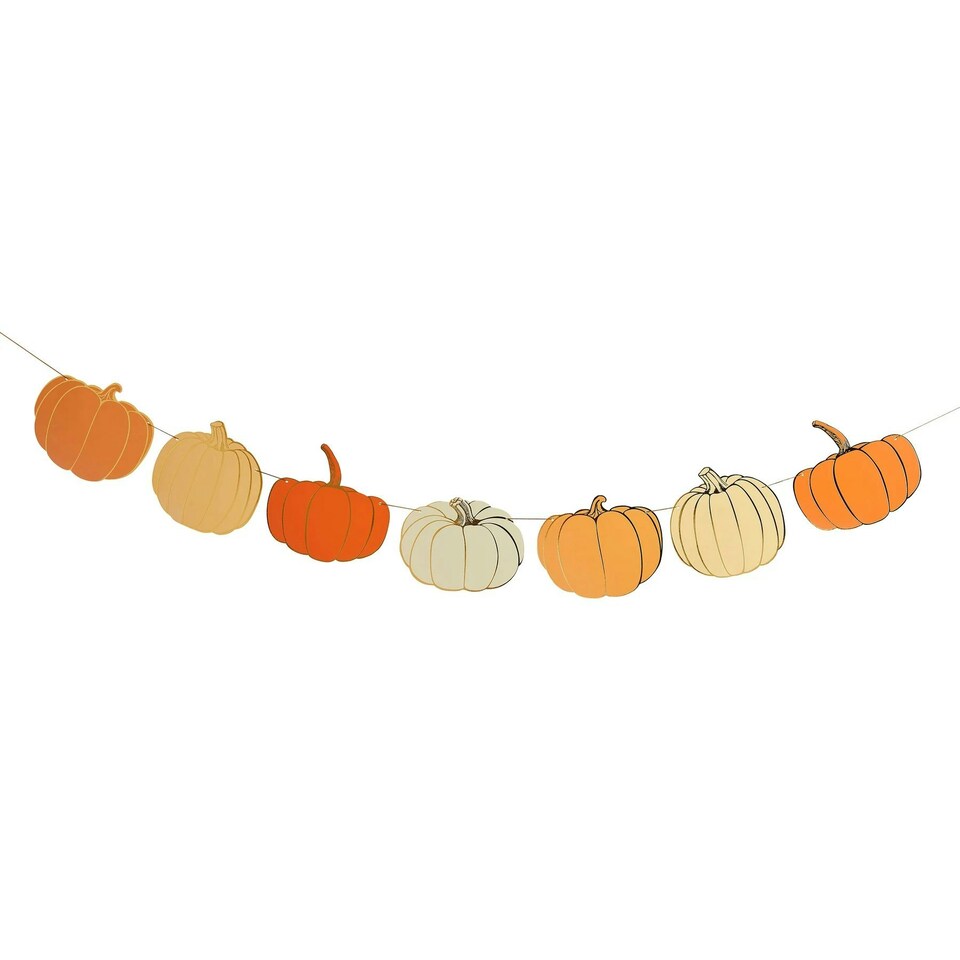 image 1 of Pumpkin Garland Autumn Decoration 2.5m