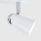 image 3 of ValueLights Hardy Spotlight Gloss White Spotlight and GU10 Spotlight LED 5W Cool White 6500K Bulb White