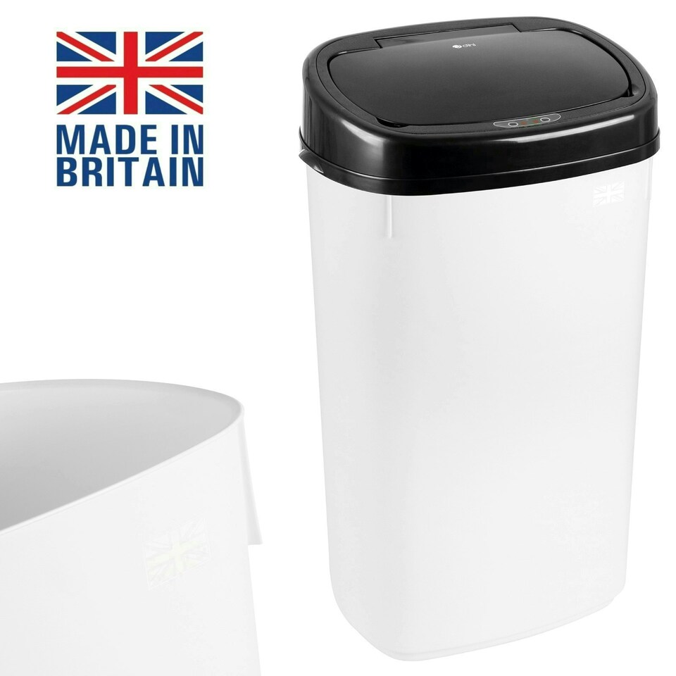 image 1 of Dihl 50L Sensor Bin White / Black White | 50