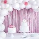 image 4 of Baby Blue Foil Door Curtain Backdrop 92cm x 244cm - Pack of 10