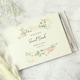 image 2 of Personalised Floral Watercolour Hardback Guest Book & Pen