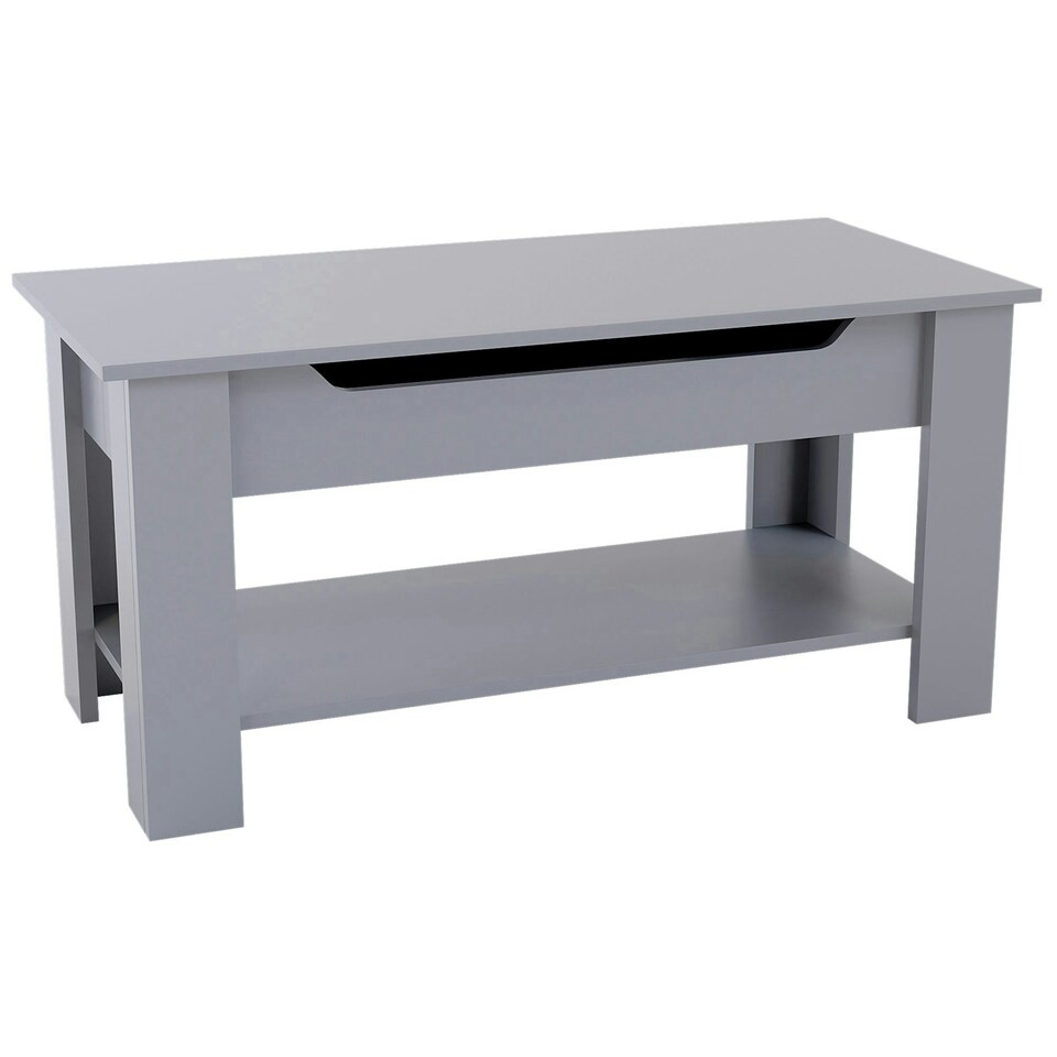 image 1 of Vida Designs Lift Up Coffee Table With Storage Compartment & Shelf, Grey