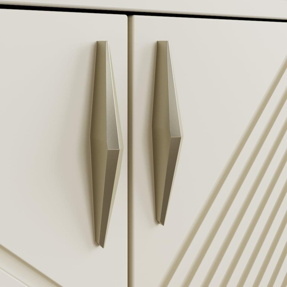 image 1 of Frank Olsen Ava 1500 TV Cabinet | White | White | 2