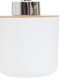 image 5 of Interiors by Premier Subtle White Lotion Dispenser With Bamboo Fibre Body,  Liquid Soap Pump For Hand Wash, Moisturizer Dispenser