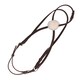 image 2 of Hy Leather Mexican Grackle Nose Band - Brown - Full