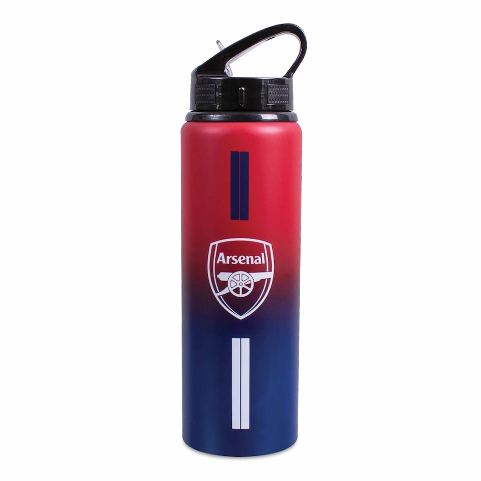 image 1 of Arsenal FC Aluminium Fade Water Bottle, Water Bottles, Sports, Gift