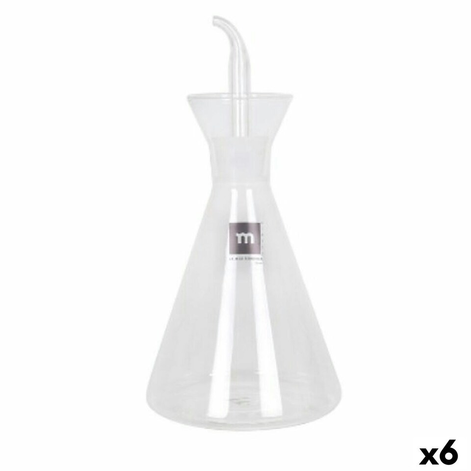 image 1 of Cruet La Mediterránea Iraia Transparent Borosilicate Glass 500 ml (6 Units)